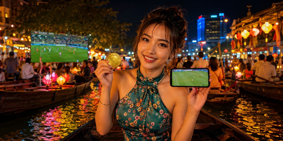 Khung cảnh sòng bài di động tiện lợi tại Huế vào ban đêm